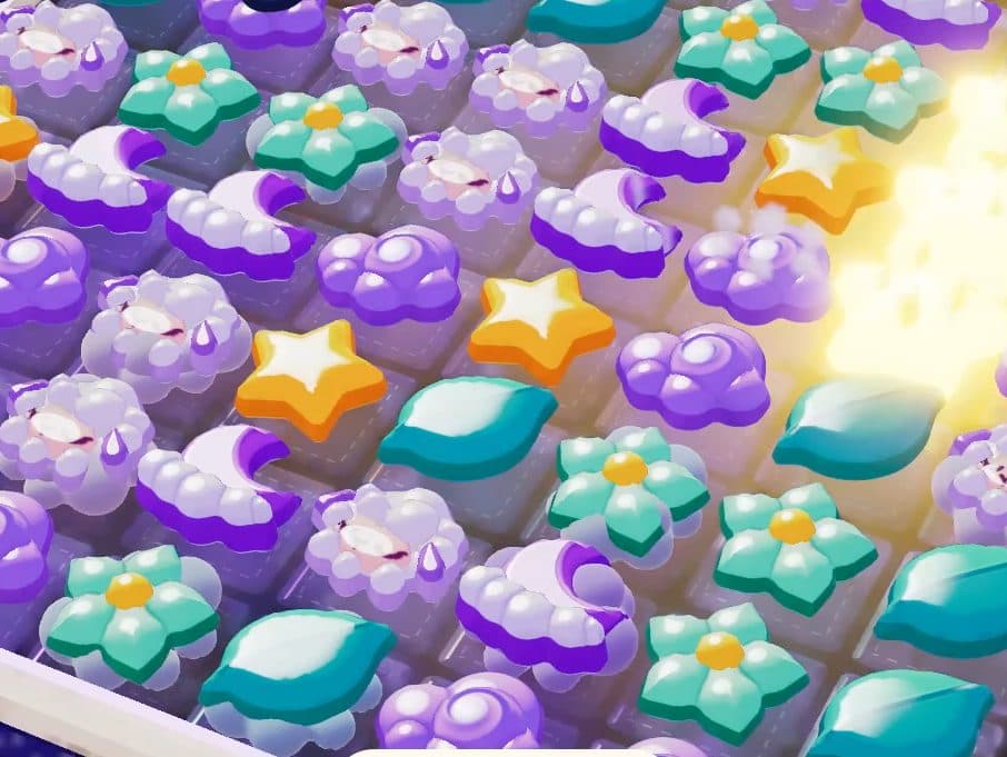 The toy tray of Lullaby Skies in Moonbow Isles