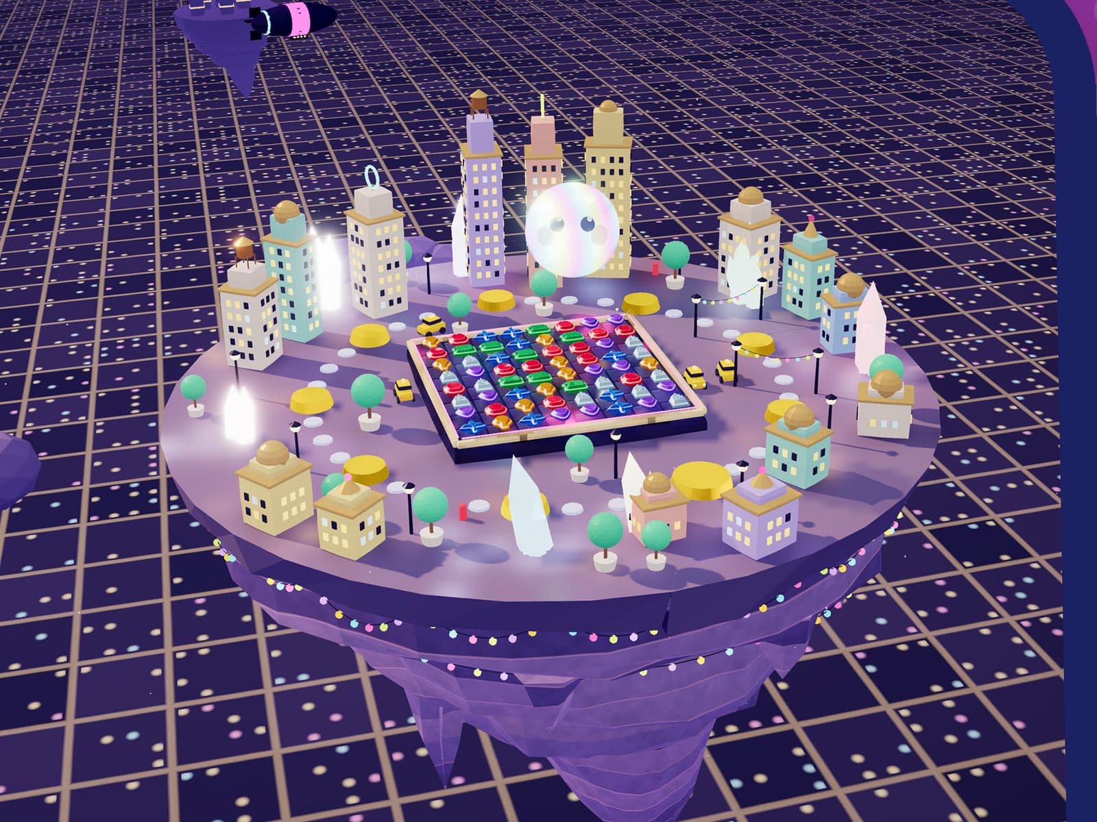 The toy tray of Neon Heights in Moonbow Isles