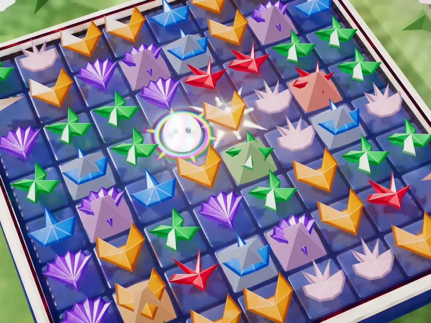 The toy tray of Paperfold Peaks in Moonbow Isles