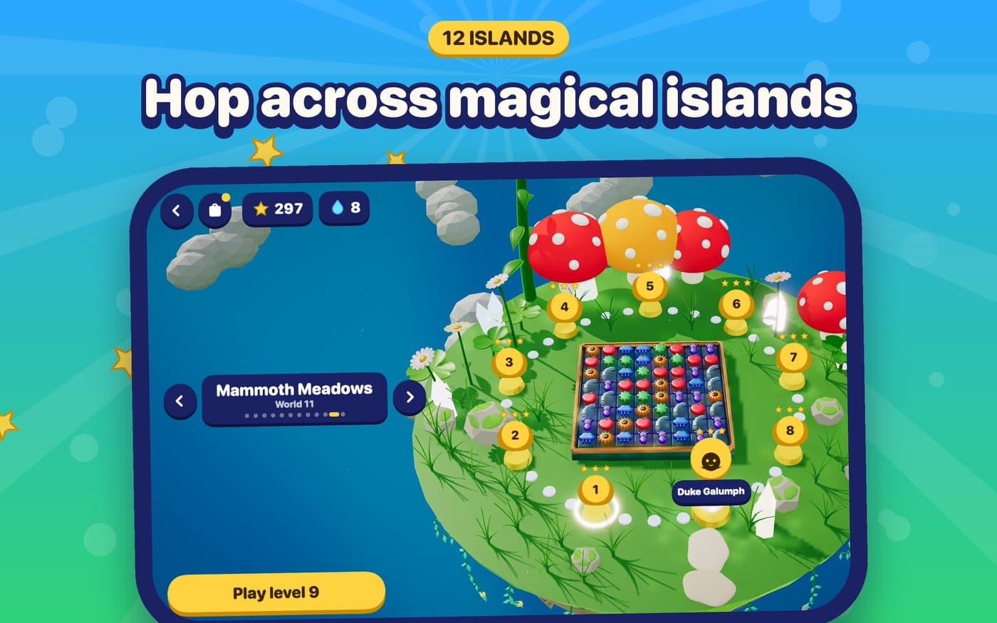 Moonbow Isles on Mac, showing the island map